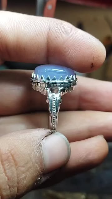 انگشتر مردانه صفوی نقره ۹۲۵