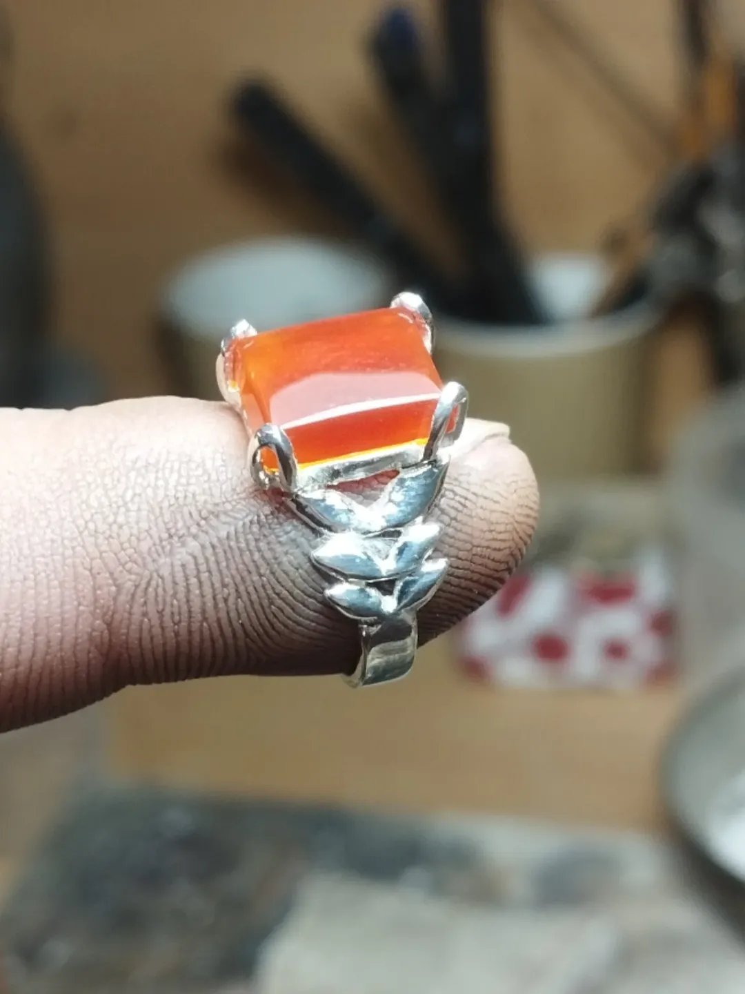 انگشتر زنانه نقره