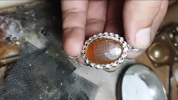 گردنبند نقره عقیق سفارشی