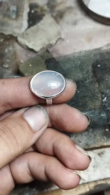 انگشتر نقره عقیق با سنگ دلخواه