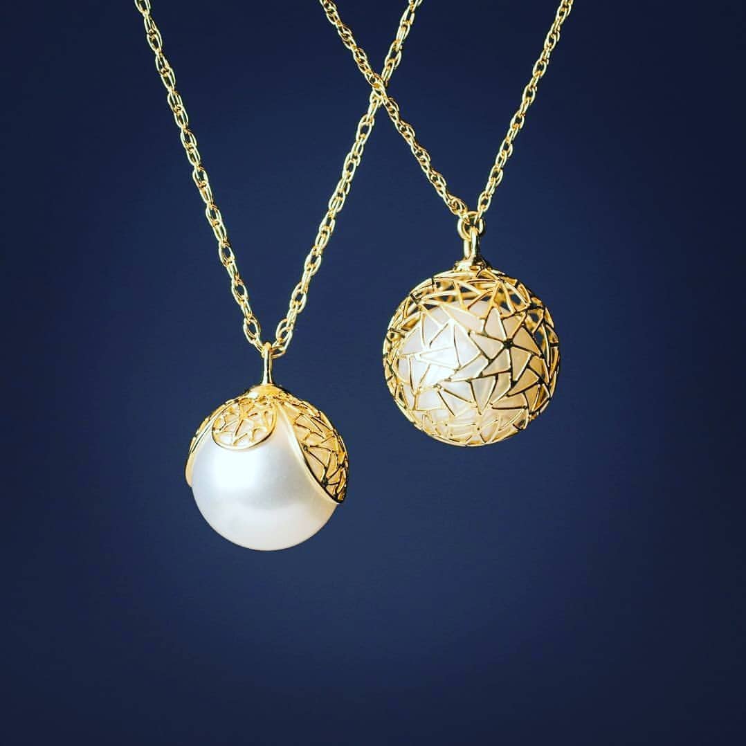 گردنبند مروارید طبیعی طلا